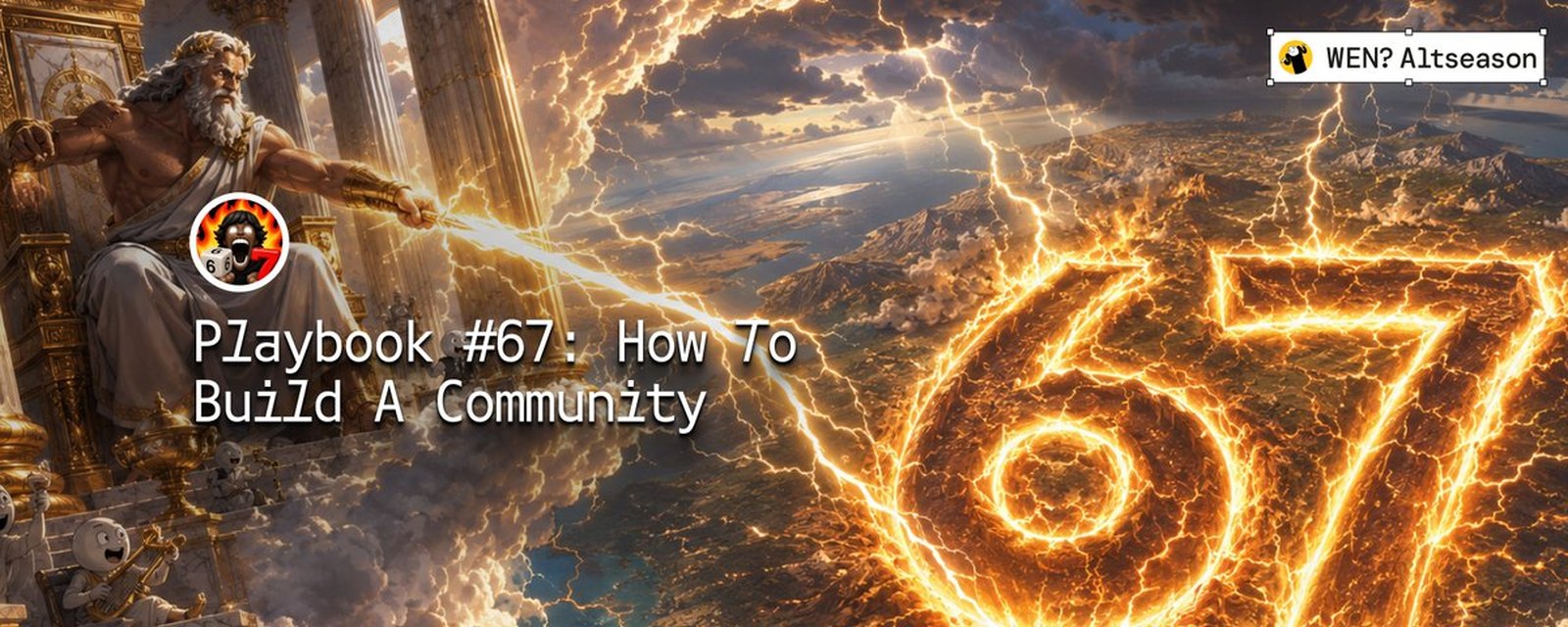 Playbook #67: How To Build A Community - $67 case study by WenAltSeason